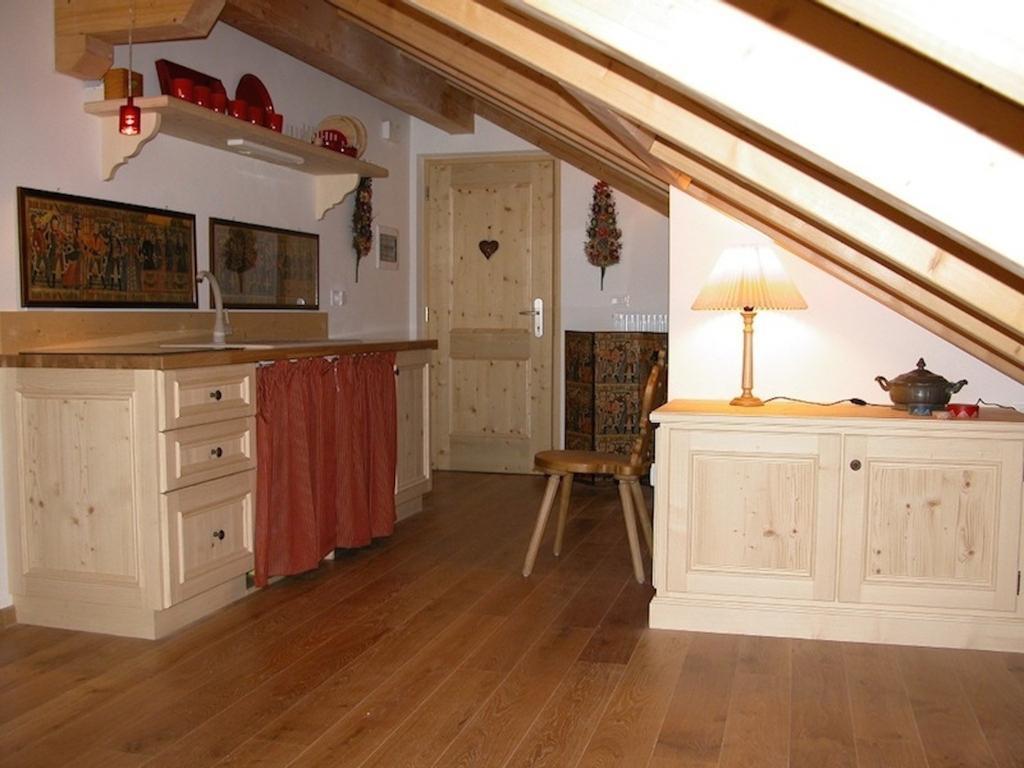 Apartmán Mansarda Dolomiti Rasun di Sopra Pokoj fotografie
