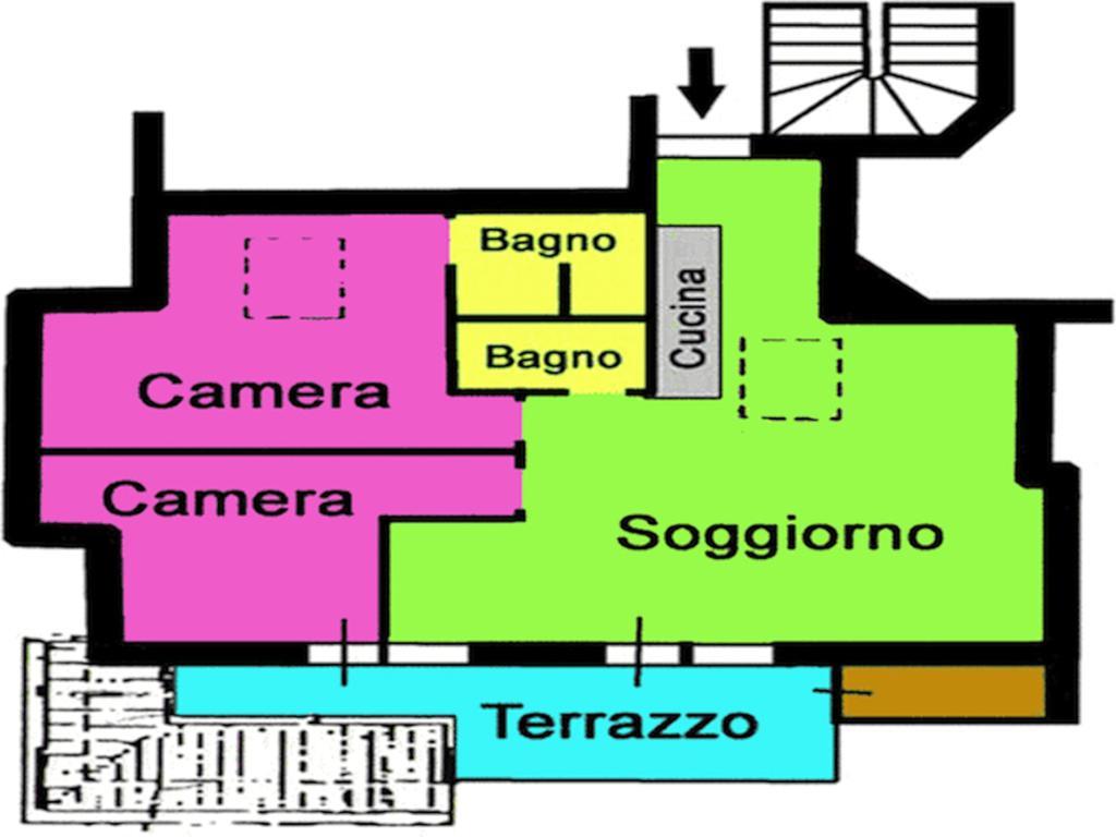 Apartmán Mansarda Dolomiti Rasun di Sopra Exteriér fotografie