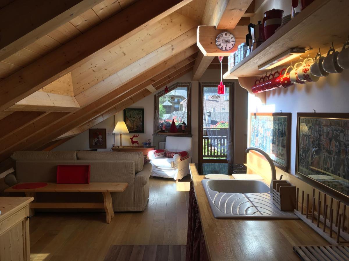 Apartmán Mansarda Dolomiti Rasun di Sopra Exteriér fotografie
